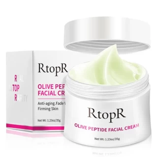 RtopR Olive Peptide Firming Anti-Wrinkle Cream Reduce Face Fine Lines Tighten Pores Whitening Oil Control Acne hydrating skin Product 35g