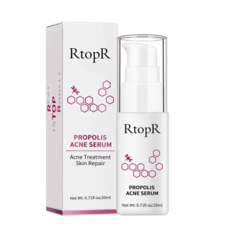 RtopR Propolis Repair Acne Brightening Serum Acne Scar Spots Cleaning Serum Shrink Pores Acne Treatment Oil control 20ml