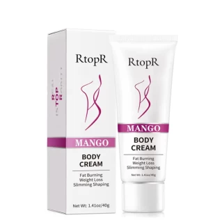 RtopR Mango Slimming Weight Lose Body Cream Slimming Shaping Create Beautiful Curve Firming Cellulite Body Anti Winkles Skin Care 40g