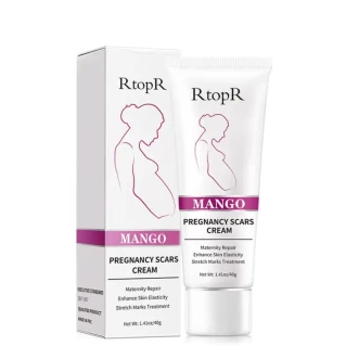 RtopR Mango Pregnancy Scars Cream Stretch Marks Treatment Maternity Repair Anti-Aging Anti-Winkles Firming Body Creams 40g