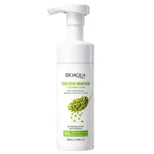 BIOAQUA Mung Bean Amino Acid Cleansing Foam Oil Control Acnes Anti-Oxidation Gentle Moisturizing Cleanser 150ml