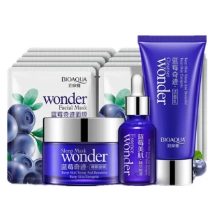 Bioaqua 4 In 1 Blueberry Wonder Whitening Skincare Series.