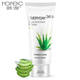 ROREC Aloe Vera Cleansing Foam Face Wash 120g