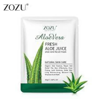 ZOZU hydration organic aloe vera facial mask 30g