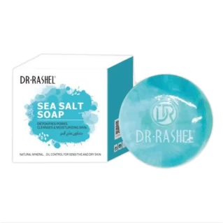 Dr.Rashel Sea Salt Soap Detoxifies Pores Cleanses & Moisturizing Skin 100G