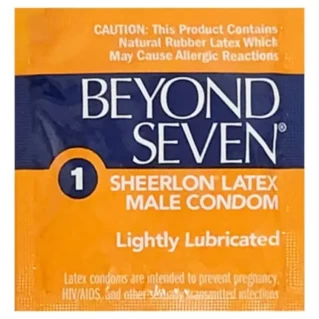 Simplex - Beyond Seven Dotted Sheerlon Latex Lubricated Condoms 3 Pieces