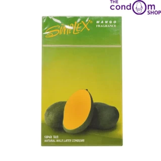 Simplex Flavored Condom MANGO – 12 Pieces Super Thin Condoms