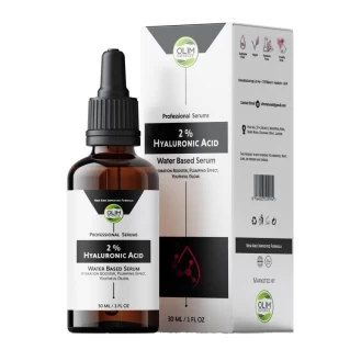 2% Hyaluronic Acid Serum for Face - Deeply Hydrates, Reduces Wrinkles, and Improves Skin Texture - 30 ML