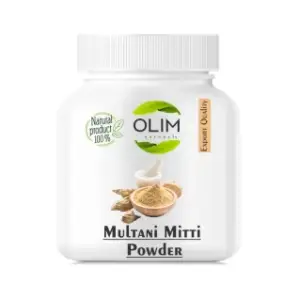 Multani Mitti Powder 150 Gram Fuller earth Deep Pore Cleansing Detoxifier Facial & Body Mask, Acne Fighter Mud For Oily Skin