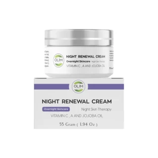 Skin Renewing Night Cream | Niacinamide, Peptide Complex, and Hyaluronic Acid Moisturizer for Face