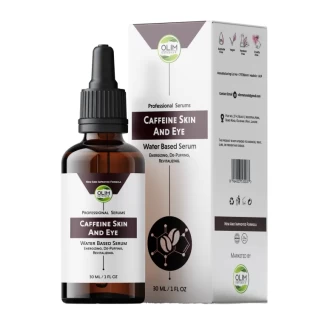 Caffeine Skin and Eye Serum for Puffiness, Dark Circles, Fine Lines, Anti-Aging and Wrinkle Reduction