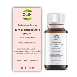 10% Mandelic Acid Serum for Brighter, Smoother Skin - Gentle Exfoliator for All Skin Types - 30ml