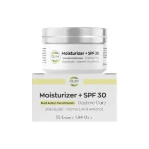 Moisturizing Cream With Spf 30 for Dry Skin with Shea Butter, Almond Extracts, and Vitamin E | Protects From Sun Deeply Hydrates and Nourishes 55 ML​