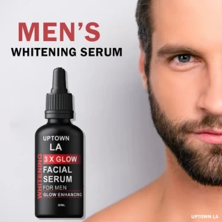 3X GLOW FACIAL WHITENING SERUM FOR MEN FOR ALL SKIN TYPES