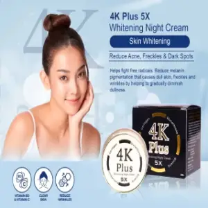 4K Plus 5X Whitening Night Cream