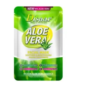 Moisturizing Natural 92% Aloe Vera Sheet Repairing Soothing Mask 25 ML