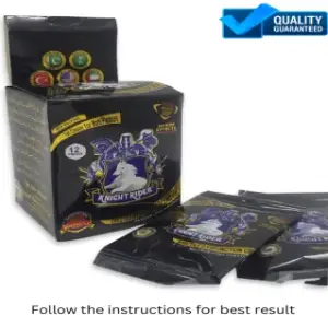 Knight Rider Delay Cream 12 Pieces - With Free Condom