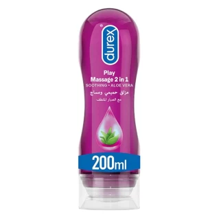 Durex Play Massage 2in 1 Soothing Aloe Vera 200ml