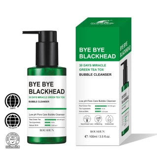 Roushun Bye Bye Blackhead 30 Days Miracle Green Tea Tox Bubble Cleanser 100ml