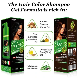 Hair Color Shampoo Gel Pump