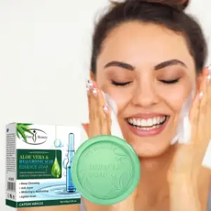Aichun Beauty Handmade Aloe Vera Hyaluronic Acid Soap