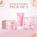 Pack Of 3 Bioaqua Peach Glowing Skin Care Set image 1