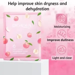 BIOAQUA Peach Extract Hexapeptide Facial Mask 25g