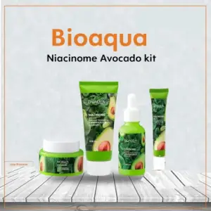 BIOAQUA 4PCS Niacinome Avocado Kit Cleanser , Serum , Cream & Eye Cream