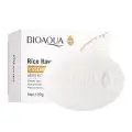 BIOAQUA Rice Raw Pulp Soap Moisturizing Hydrating Skin Rejuvenation Face And Body Oil Control Soap 100g image 1