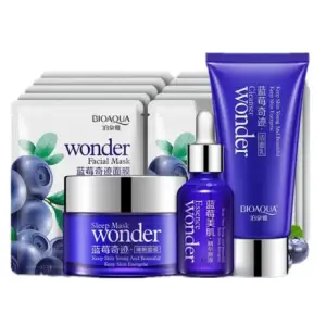 Bioaqua 4 In 1 Blueberry Wonder Whitening Skincare Series.