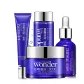 Bioaqua 4Pcs Wonder Series Blueberry Moisturizing Eye Cream , Face Toning Lotion , Blueberry Liquid Serum , Face Cream. image 1
