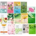 BIOAQUA Pack of 15 Moisturizing Facial Face Sheet Mask, Foot Care & Nose pore Solution Hydrating, Radiance Boost, Moisturizing, Skin Care Sheet Mask image 1