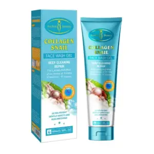 AICHUN BEAUTY Moisturizing Anti Wrinkle Whitening Snail Collagen FaceI Wash Cleanser 100ml
