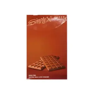 Simplex Flavored Condom CHOCO – 12 Pieces Super Thin Condoms