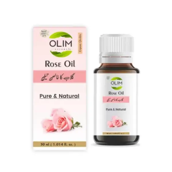 Rose Essential Oil 30 ML Pure Edible Cooking Skin Care Massage Aromatherapy Hair Car Anti Acne Moisturizing