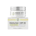 Moisturizing Cream With Spf 30 for Dry Skin with Shea Butter, Almond Extracts, and Vitamin E | Protects From Sun Deeply Hydrates and Nourishes 55 ML​ image 1