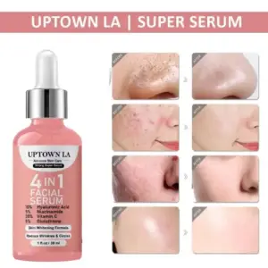 4IN1 Super Skin Glowing Serum | 5% Niacinamide, 30% Vitamin C 10%, Vitamin E 10% & HA | 30 ml