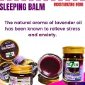Green Seven Lavender Sleep Balm Moisturizing Herb Massage Relaxing Balm 50 gram image 1