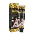 24k Gold Collagen Hair Removal Cream, Gentle Hair Reducing Painless Depilatory for Underarm Cream (100ml) image 1