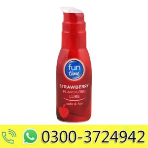 Fun Time Strawberry Flavoured Lube, 75ml