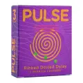 Pulse Ribbed Dotted Delay Premium Condoms, 3-Pack image 1