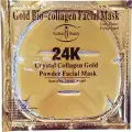 AICHUN BEAUTY 5PCS 24K Gold Gel Collagen Crystal Facial Masks Sheet Patch For Anti Aging Puffiness Anti Wrinkle Moisturizing Deep Tissue Rejuvenation and Hydrates Skin image 1