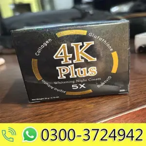 4K Plus 5X Whitening Night Cream
