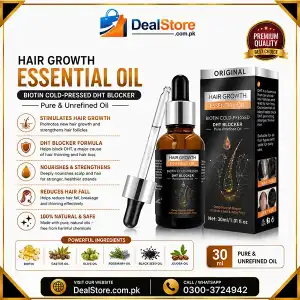 Hair Growth Essential Oil Biotin Cold-Pressed DHT Blocker