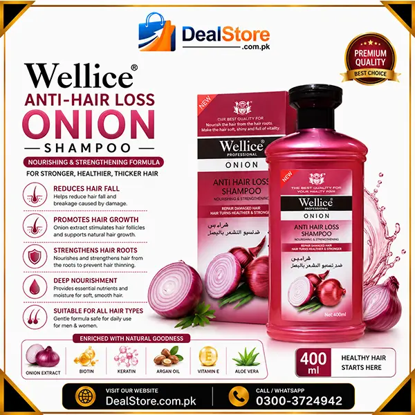 Wellice Onion Shampoo Price in Pakistan