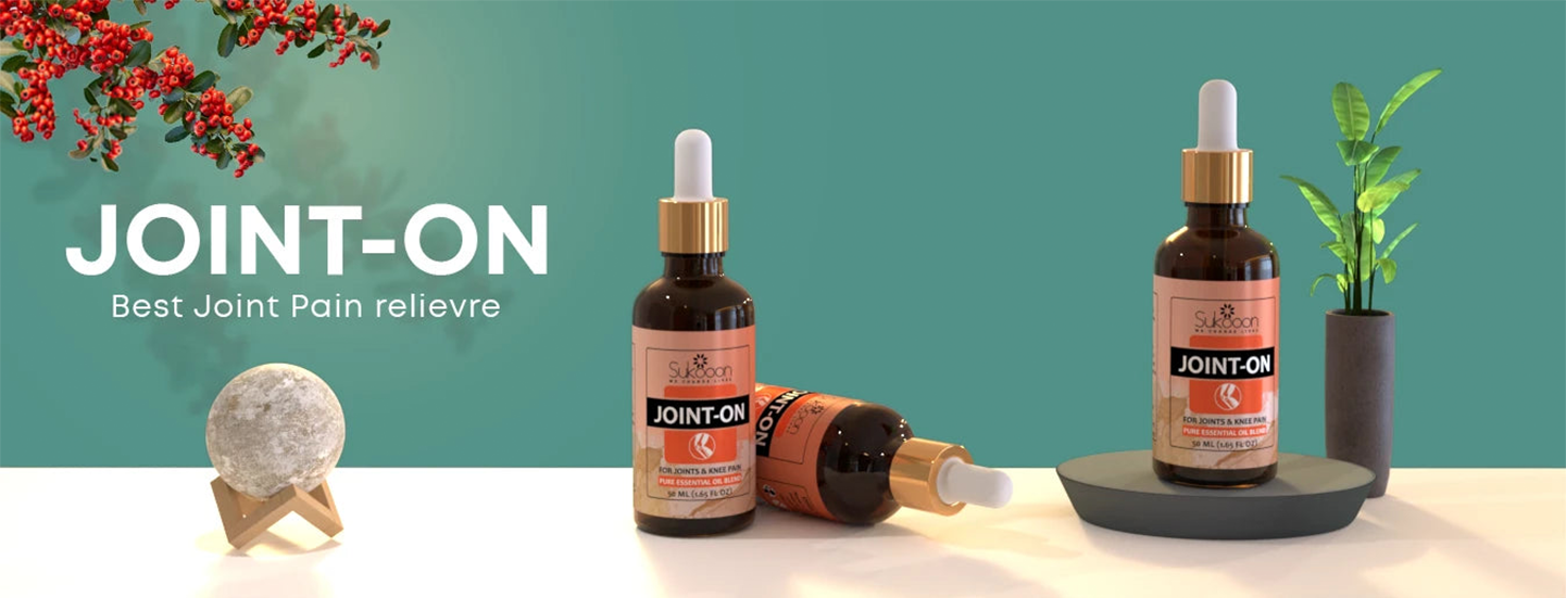 Joint On Essential Oil Blend for Joints & Knee Pain, 30ml - Sukooon